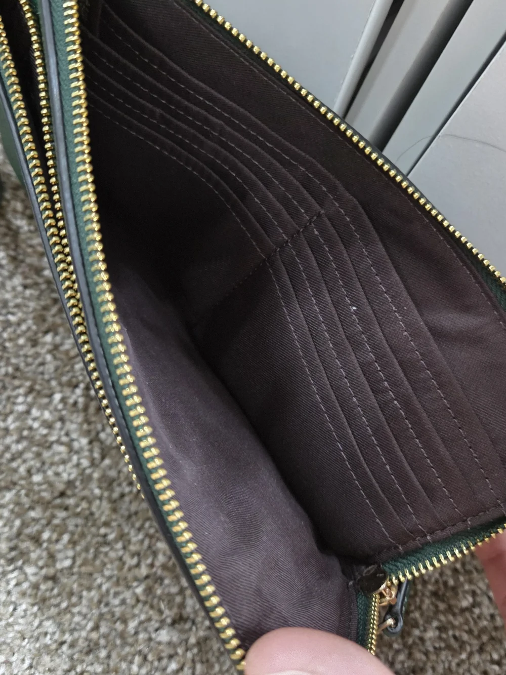 Coach pebbled leather